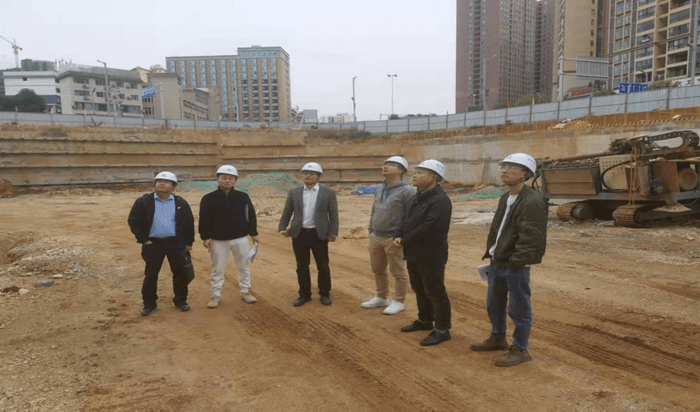 城交集團到九龍公司開展2021年第四季度建設項目督查專項檢查